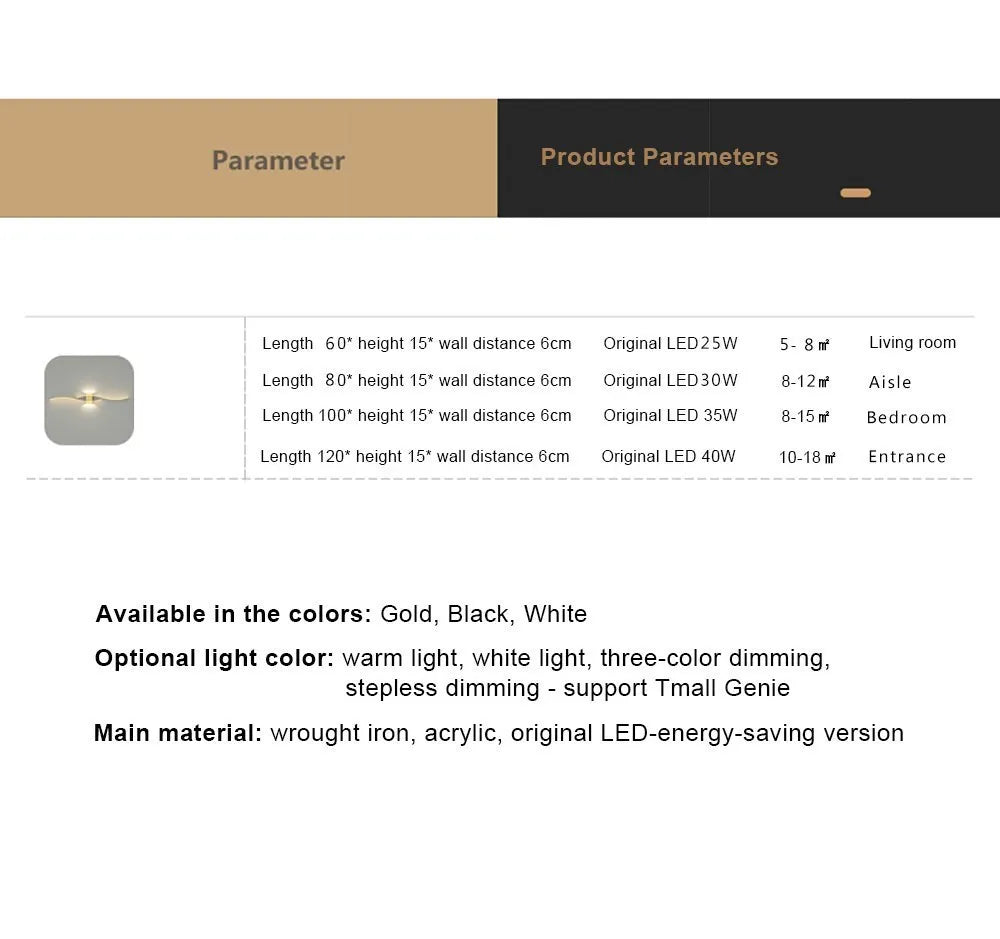Minimalist LED Wall Lamp for Stylish Indoor Lighting - Smarsty