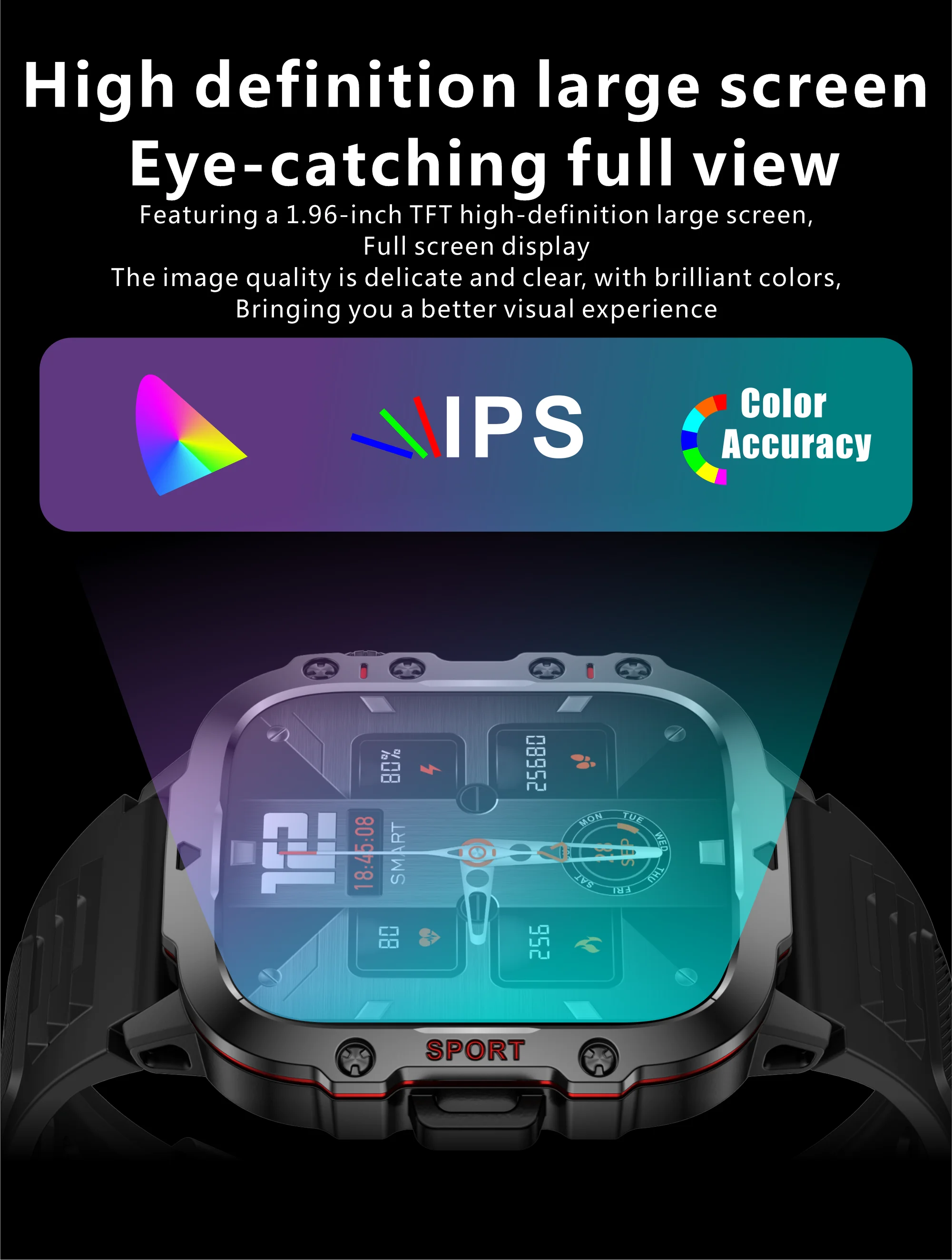 Smart Waterproof Fitness Smartwatch with Bluetooth Call - Smarsty