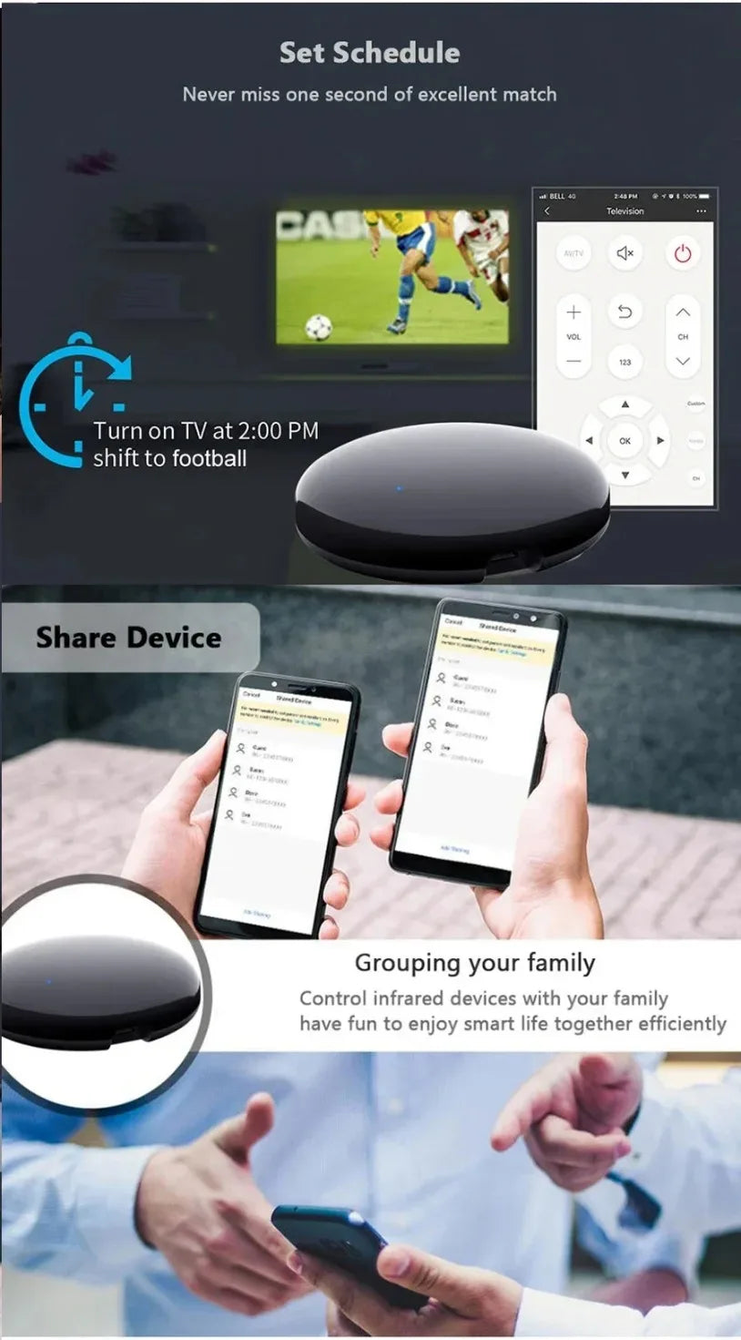 Tuya Zigbee Smart IR Remote Control for Home Automation - Smarsty
