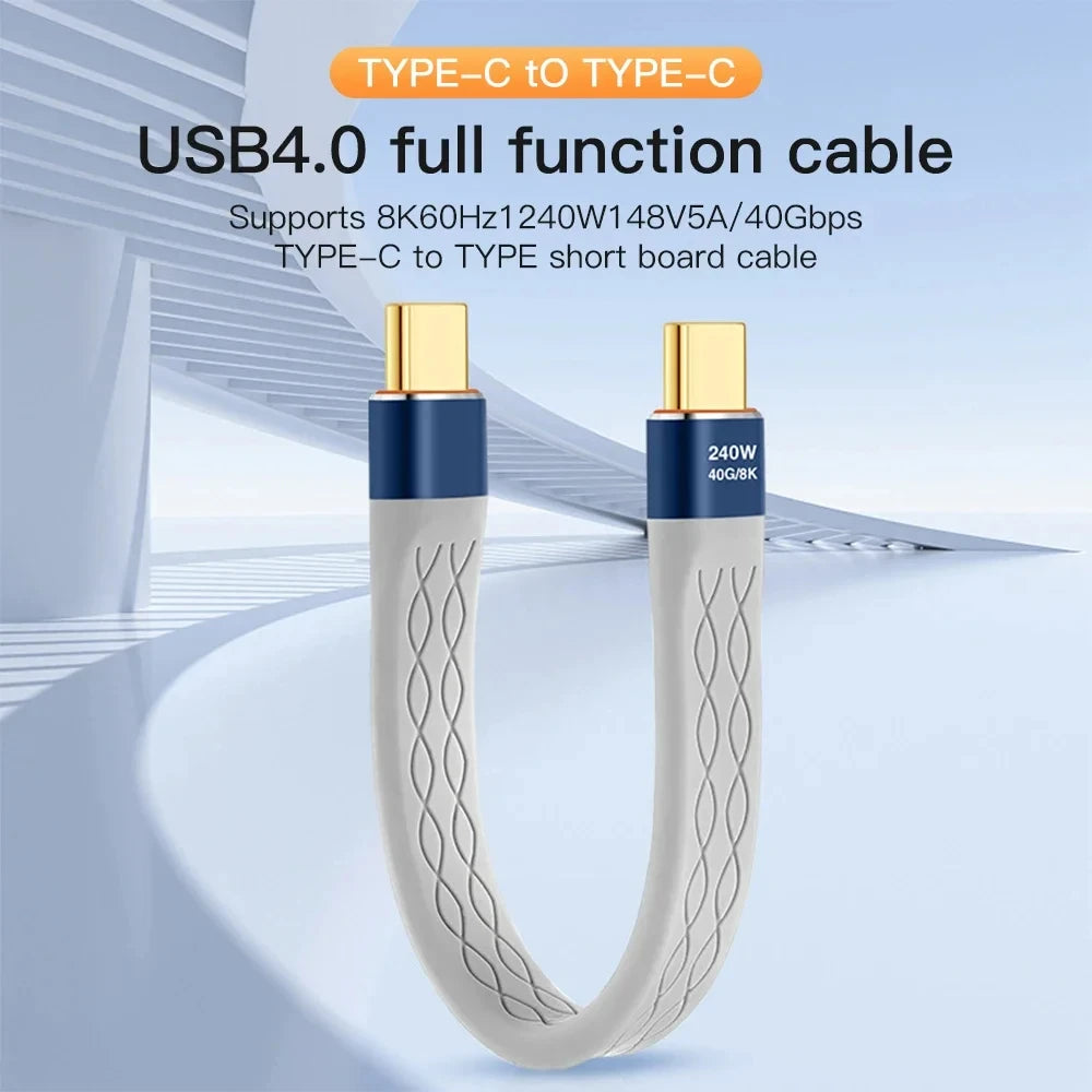 USB C to USB C Fast Charging Cable 240W 8K Data Transfer - Smarsty