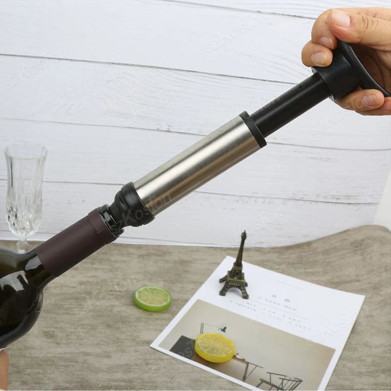 Wine Stopper Vacuum Pump for Freshness Preservation - Smarsty