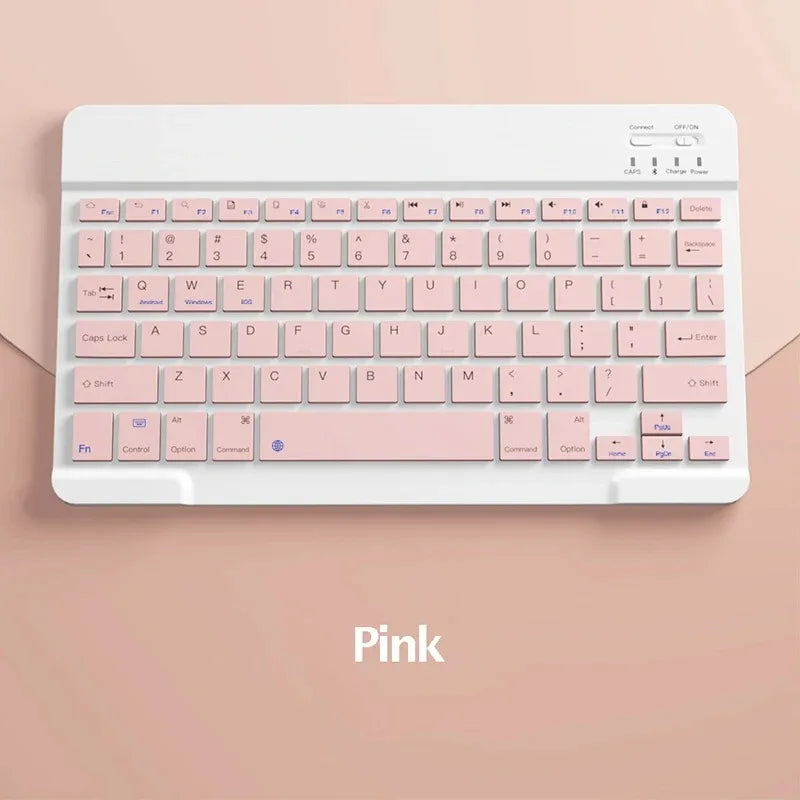Bluetooth Keyboard 10 Inch For iPad Rechargeable Universal