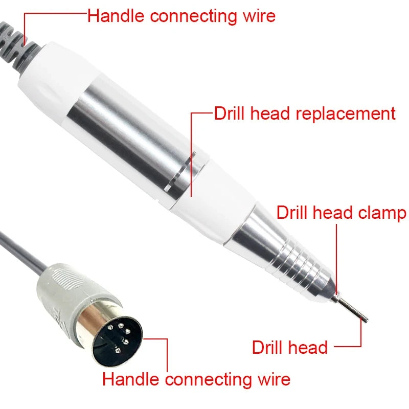 Electric Nail Drill Handpiece for Professional Manicure - Smarsty