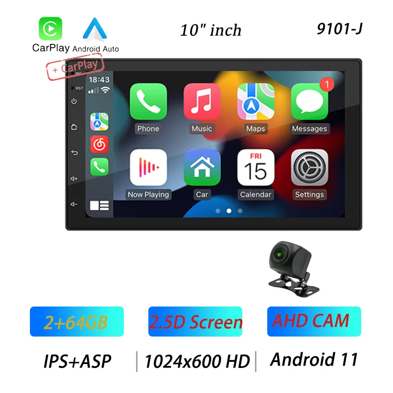 Android Auto Car Stereo 7 9 10Inch IPS Display GPS - Smarsty