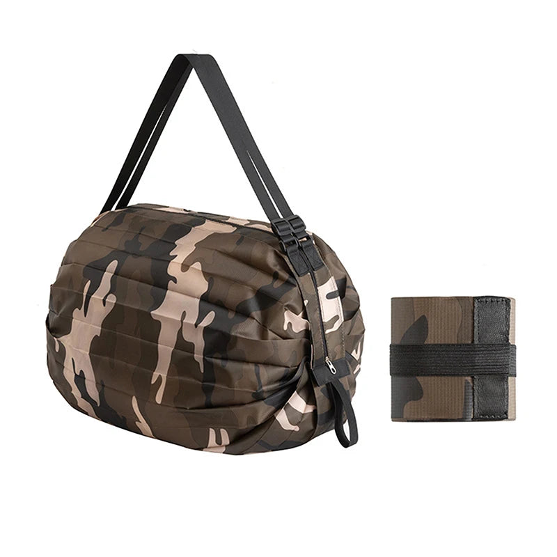 Foldable Storage Bag With Handle Camouflage Shopping Bag - Smarsty