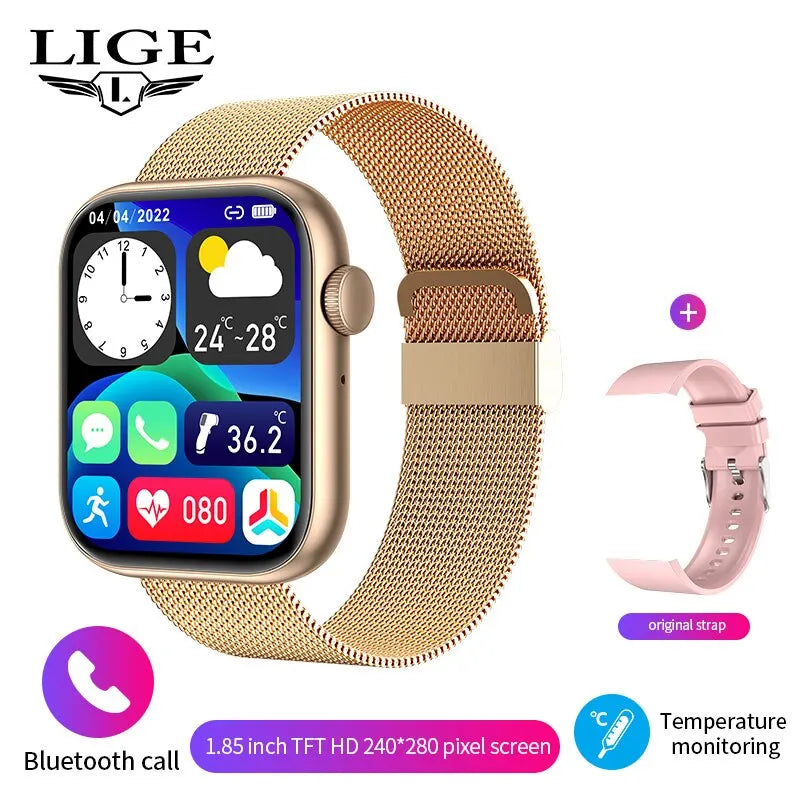 LIGE Smart Watch for Women with Bluetooth and Waterproof Design - Smarsty