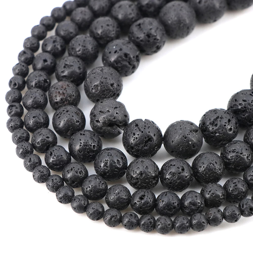 Natural Stone Beads Blue Tiger Eye Crystal Amethyst Rose Quartz Gemstone Bead for Jewelry Making Bracelet Necklace 4/6/8/10MM - Smarsty