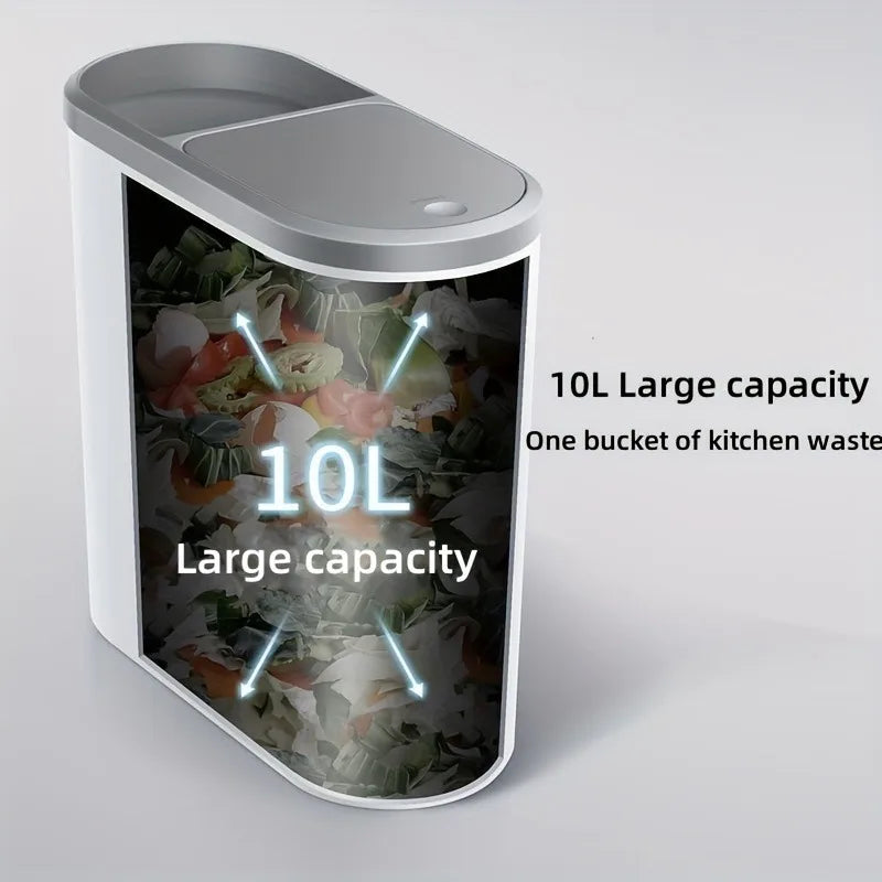 Toilet Trash Can Holder Clip Home Press Type Toilet Trash Can with Lid for Living Room, Bedroom, Kitchen Large Capacity