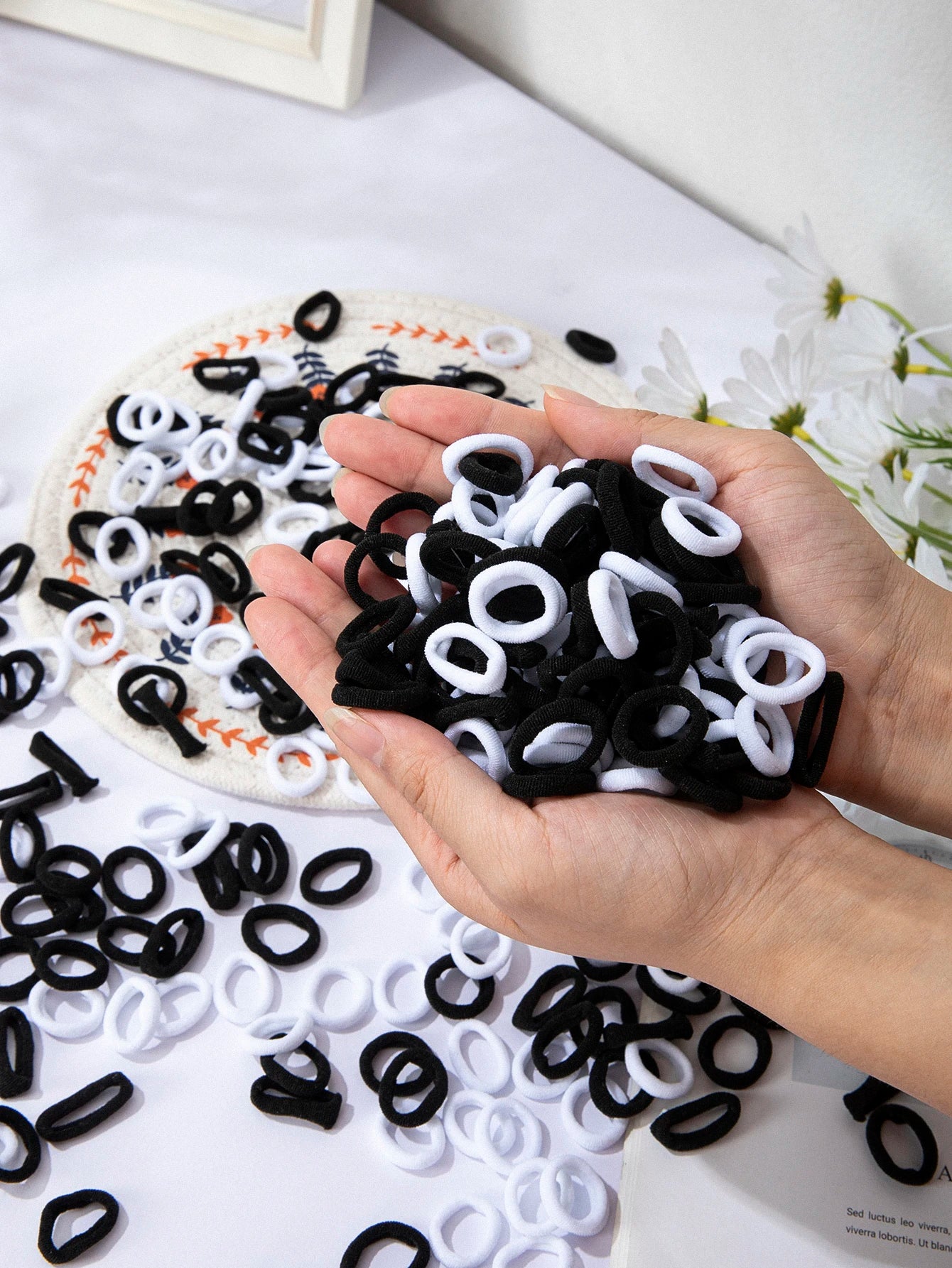 Colorful Nylon Hair Bands For Girls Elastic Gentle Hold - Smarsty