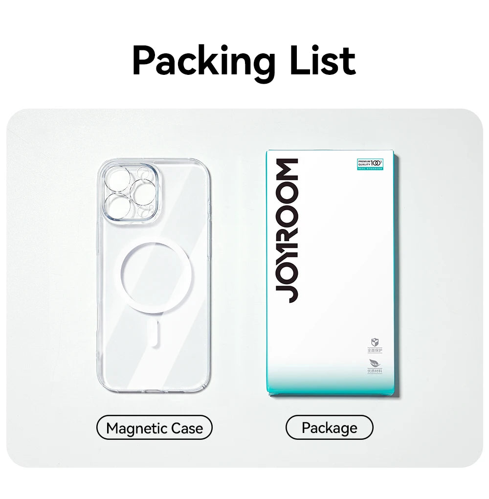 Magnetic Clear Case For iPhone Anti Yellowing - Smarsty