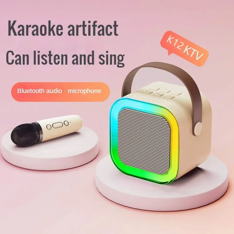 K12 Portable Karaoke Machine with Wireless Microphones - Smarsty