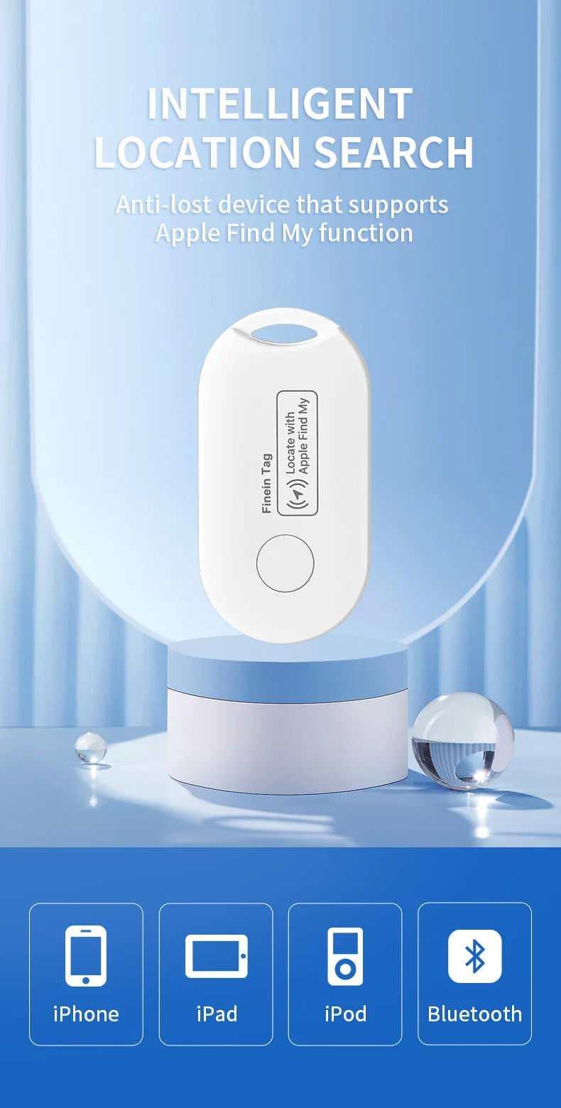 Mini GPS Tracker with Bluetooth Range for Easy Item Location - Smarsty