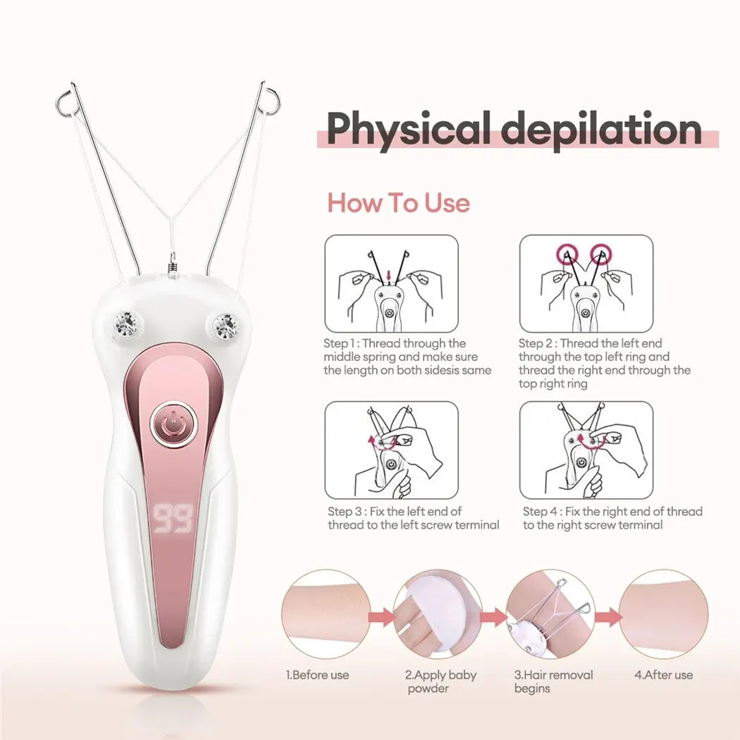 Rechargeable Electric Body Hair Remover for Women - Smarsty