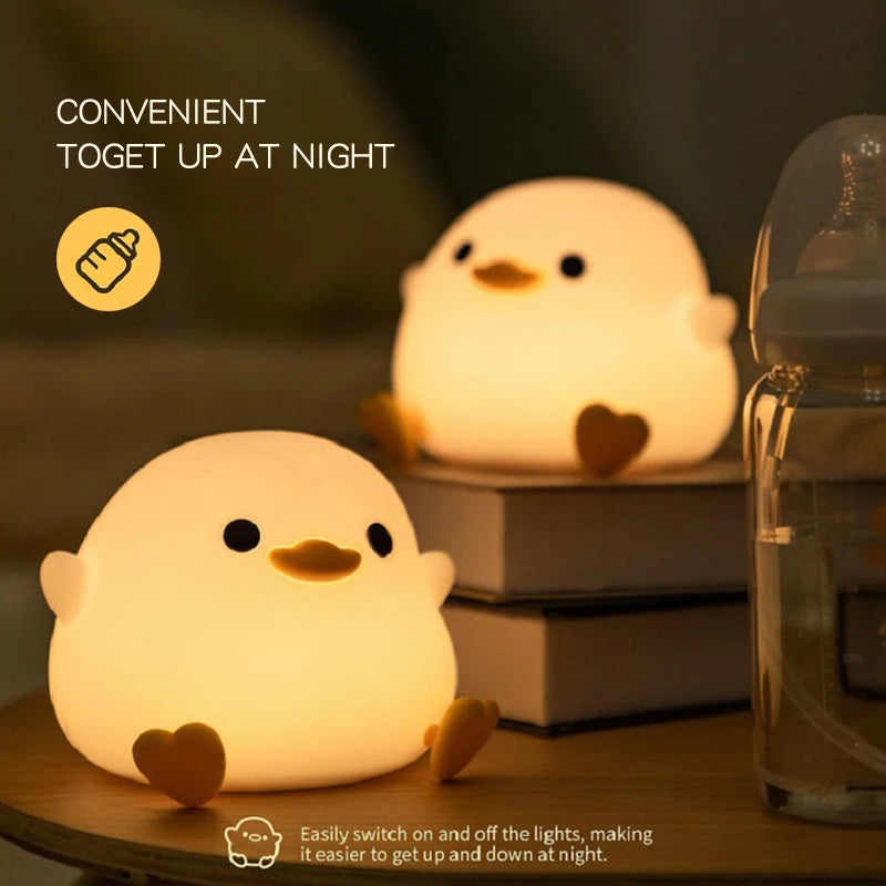Soft Light Doudou Duck Night Light for Kids - Smarsty