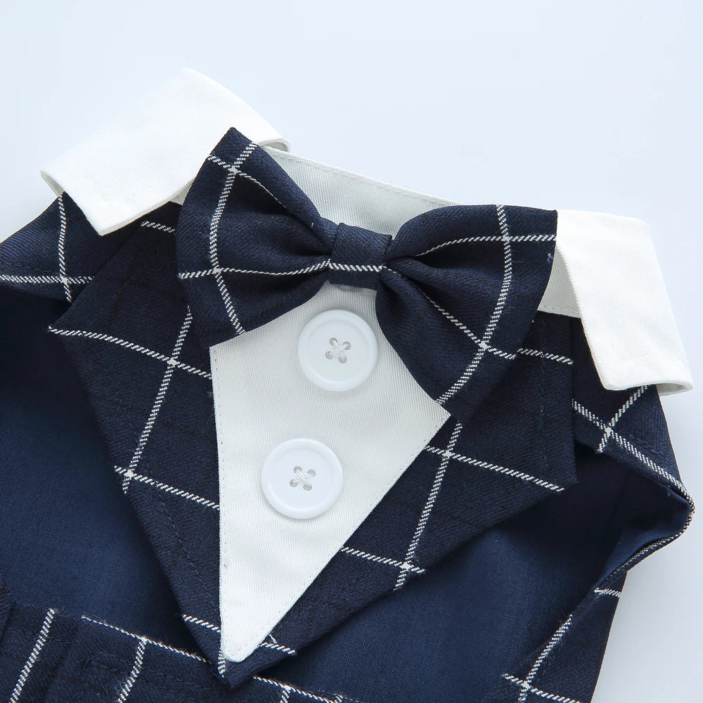 Formal Tuxedo Dog Costume for Weddings and Events - Smarsty