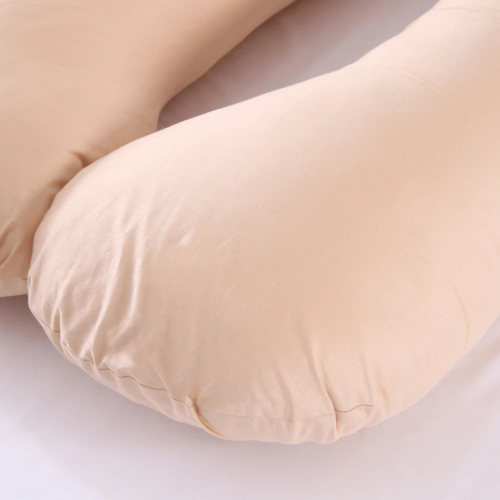 Multifunction Maternity Pillow Case Pure Cotton Cover U-Type for Pregnancy Women