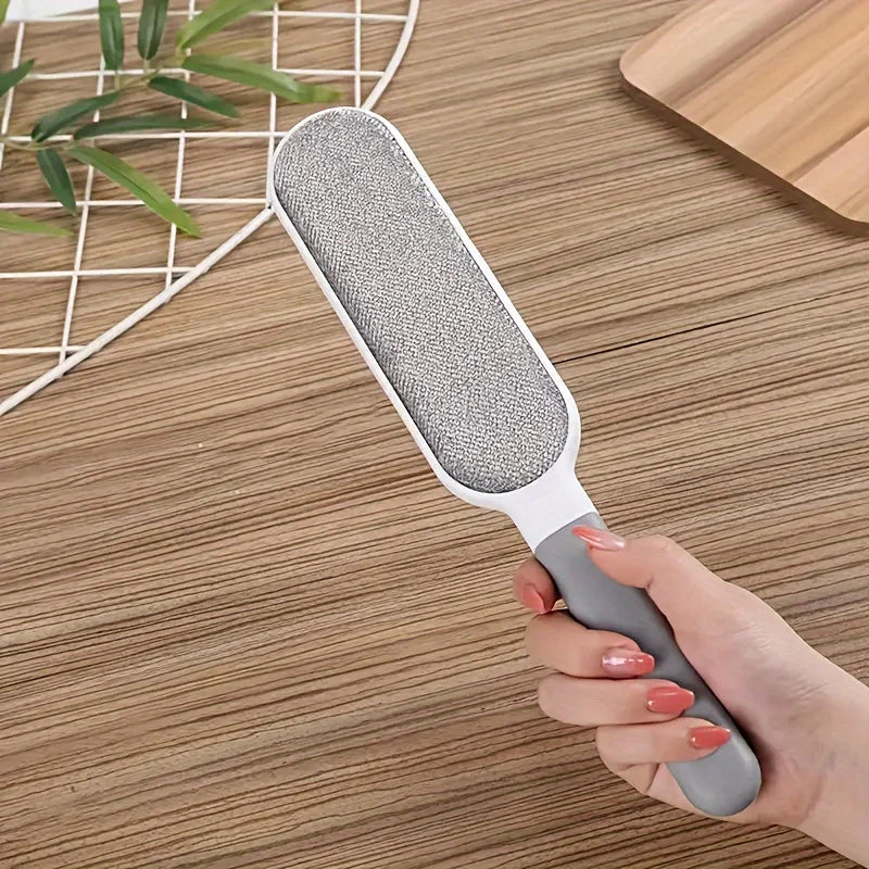 Double-Sided Pet Hair Remover, Manual Electrostatic Sticky Lint Brush, for Cat, Clothing, Sofa, Furniture, Carpet Cleaning
