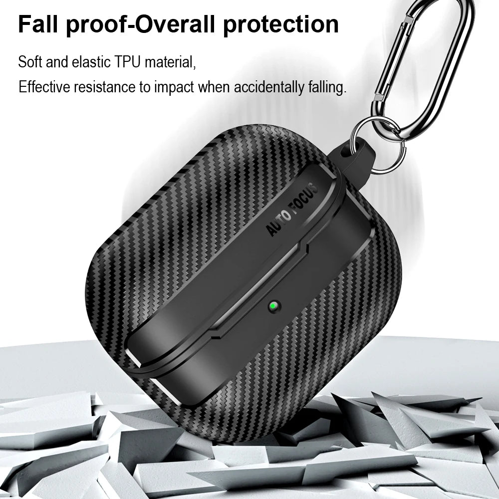 Carbon Fiber Earphone Case for Samsung Galaxy Buds 3 - Smarsty