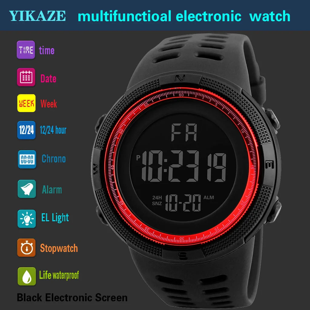 Luminous Digital Military Sports Watch for Men - Smarsty