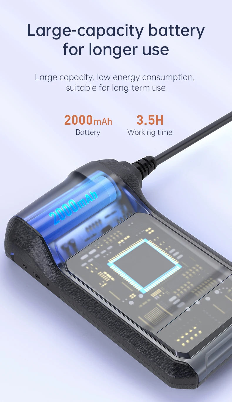 Industrial Endoscope Camera 8mm HD1080P 4.3inch IPS Screen 1080P Pipe Inspection Camera for Car Repair IP67 Waterproof 8 LEDS - Smarsty