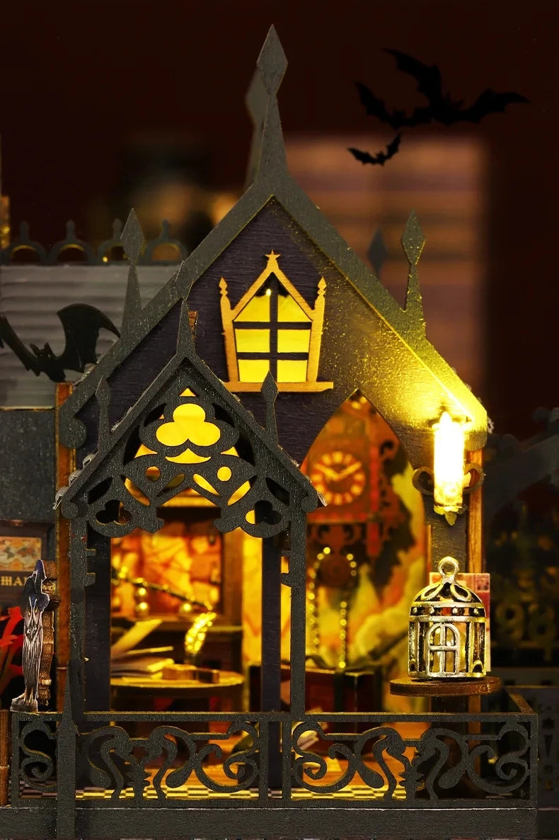 2014 New DIY Big Doll House Wooden Case Miniature Furniture Dollhouse Toys for Children Birthday Gifts