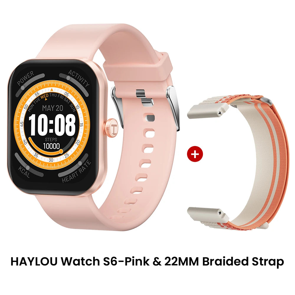 Haylou S6 Smartwatch With HD Display And Fitness Tracking - Smarsty