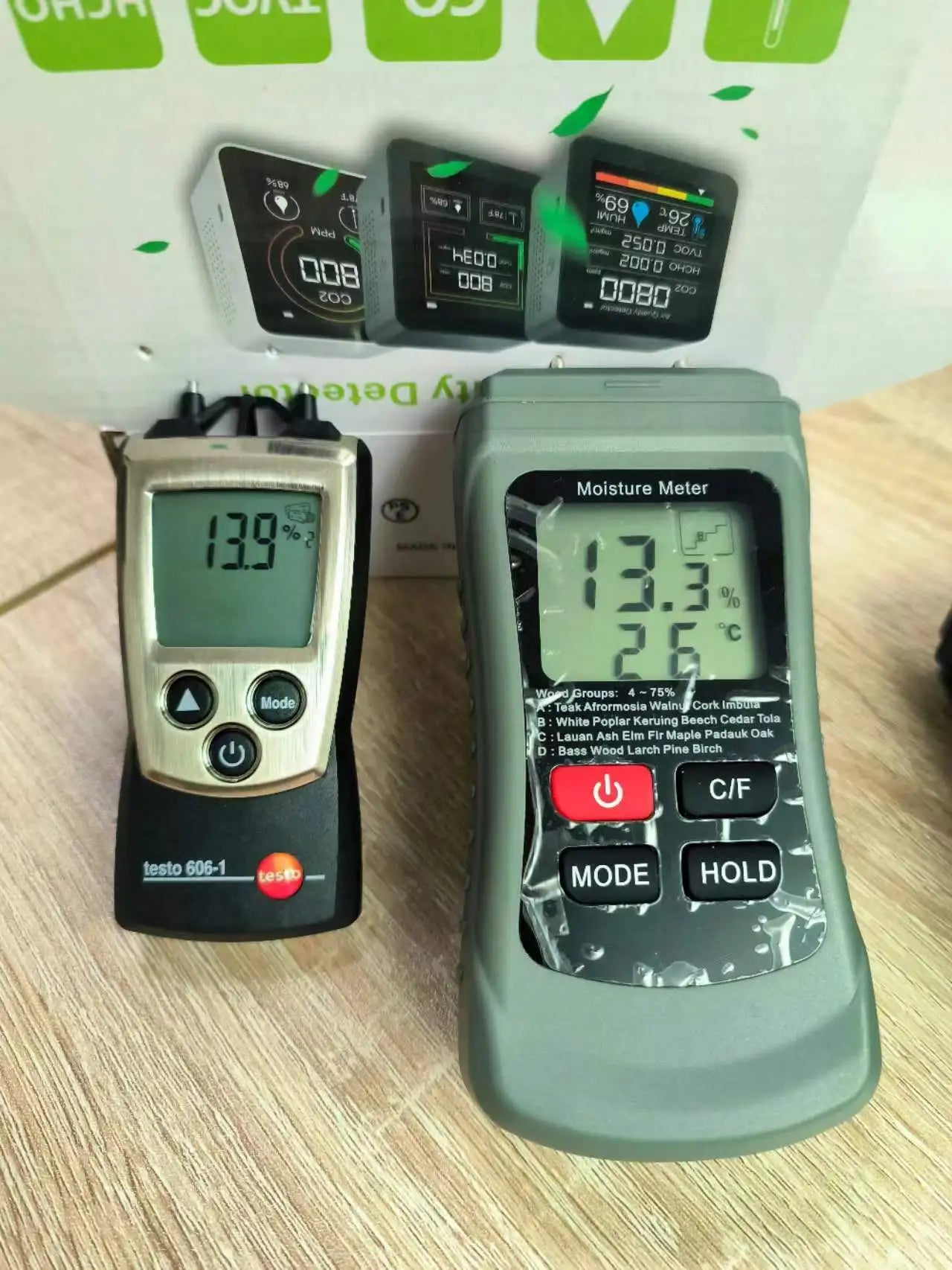 Portable Wood Moisture Meter with Digital Display - Smarsty