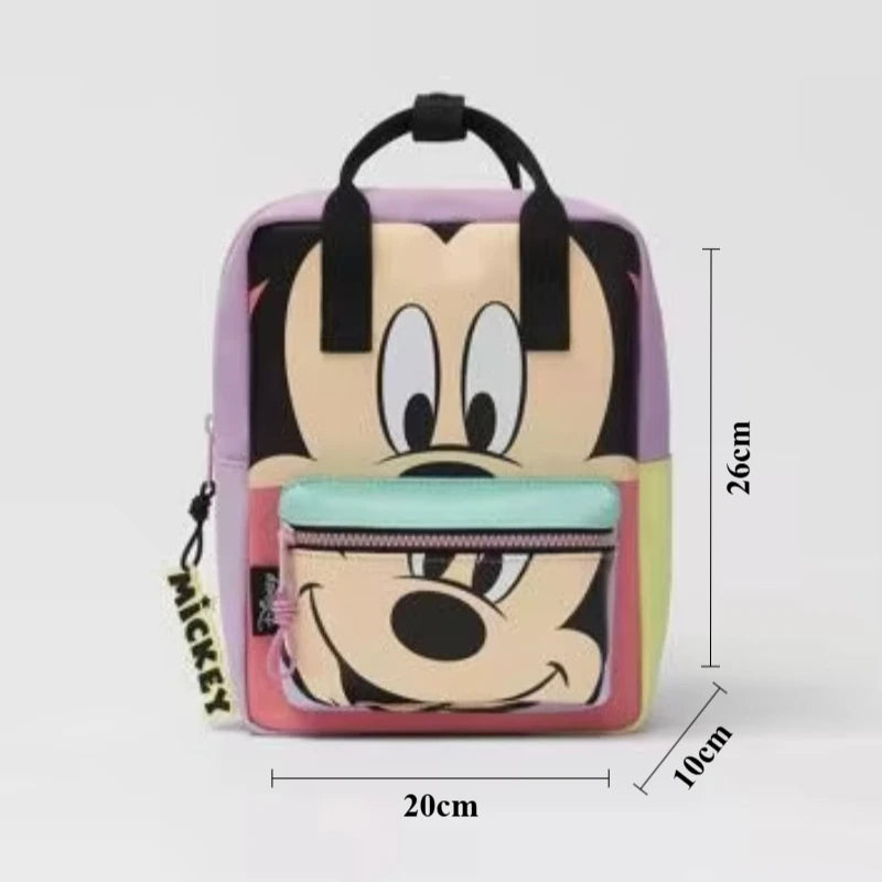 Mickey Mouse Canvas Backpack Large Capacity School Bag - Smarsty