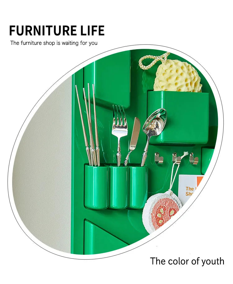 Wall-mounted Storage Rack with Hooks for Office, Kitchen and Workshop Children's Room Organizer with Adjustable Shelves by Smarsty