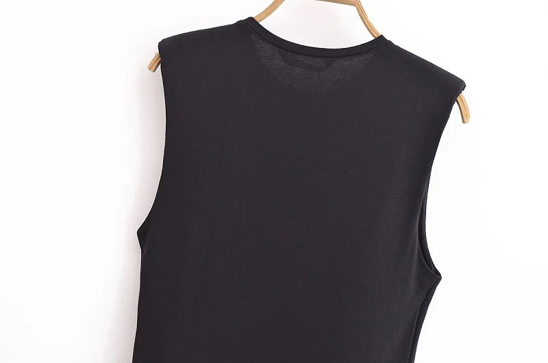MUJER 2025 Woman Dresses Belt Pleated Midi Dress Women Sleeveless Summer Dress Woman Knitted Party Dresses for Women Sundress - Smarsty