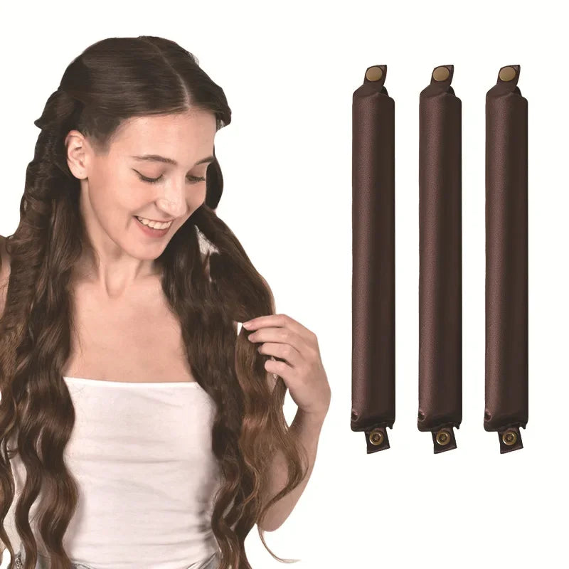 Heatless Satin Curlers for Effortless Silk Curls - Smarsty
