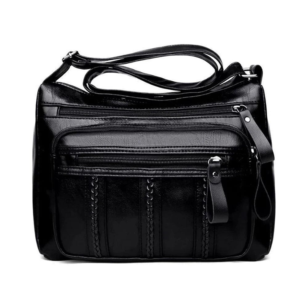 PU Leather Crossbody Bag With Adjustable Strap For Women - Smarsty
