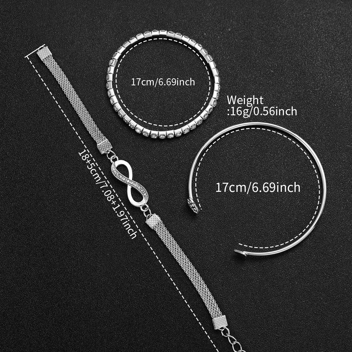 Luxury Rhinestone Women Watches Set with Steel Band - Smarsty