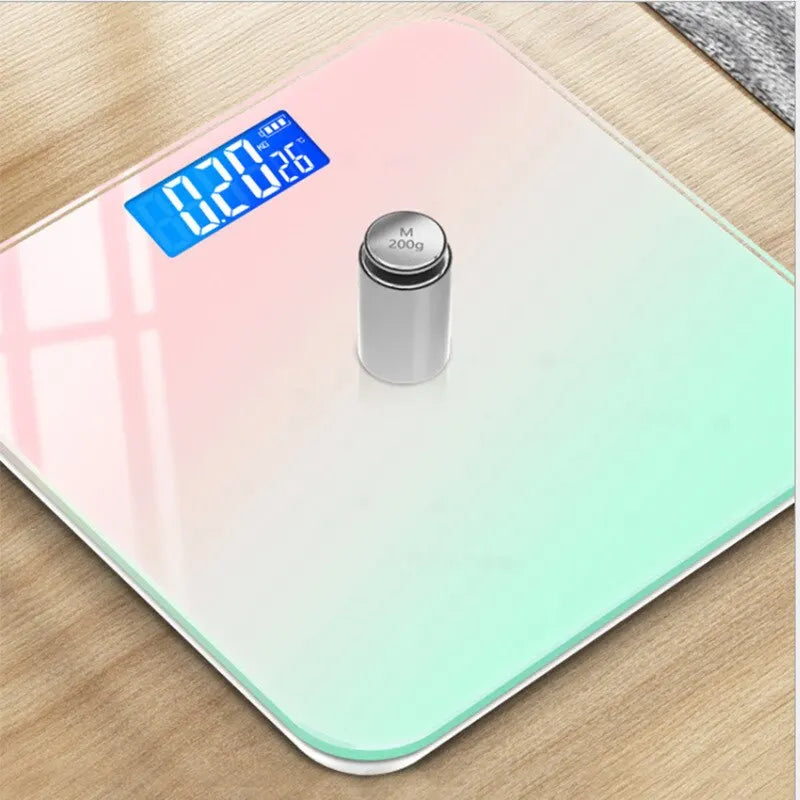 Gradient Color Digital Weight Scale with LCD Display - Smarsty