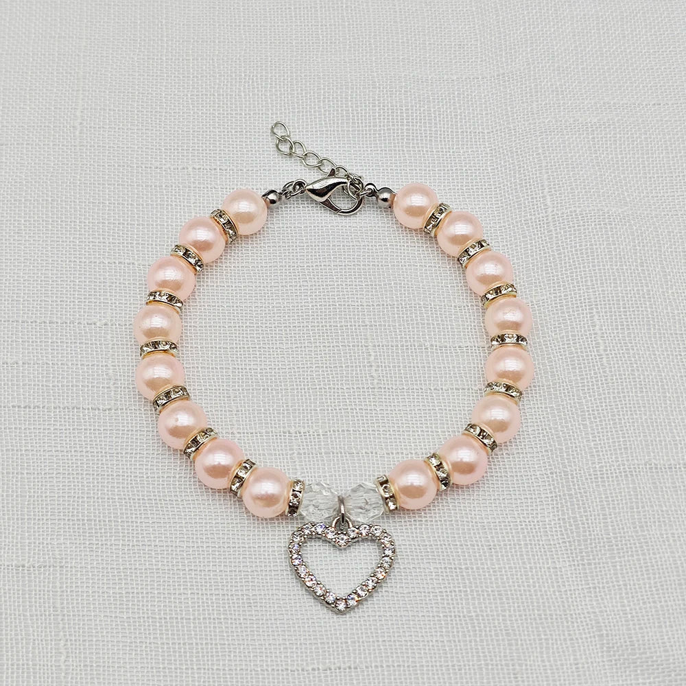 Cute Adjustable Pet Necklace with Heart Pendant - Smarsty