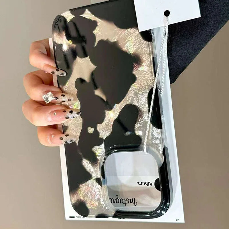 Leopard Print Gradient Ink iPhone Case Back Shockproof - Smarsty