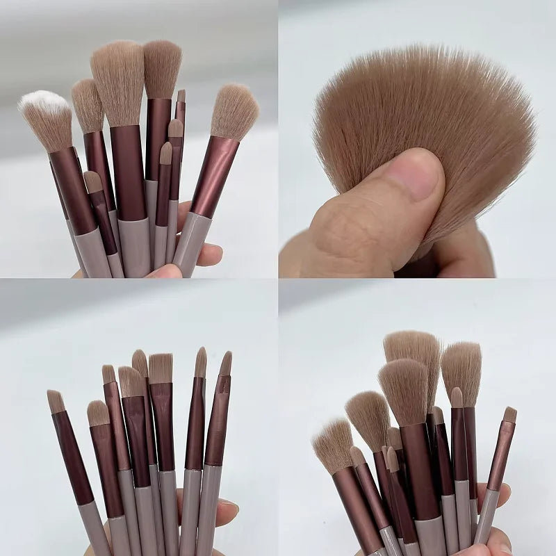 13 Piece Makeup Brushes Set for Flawless Application - Smarsty