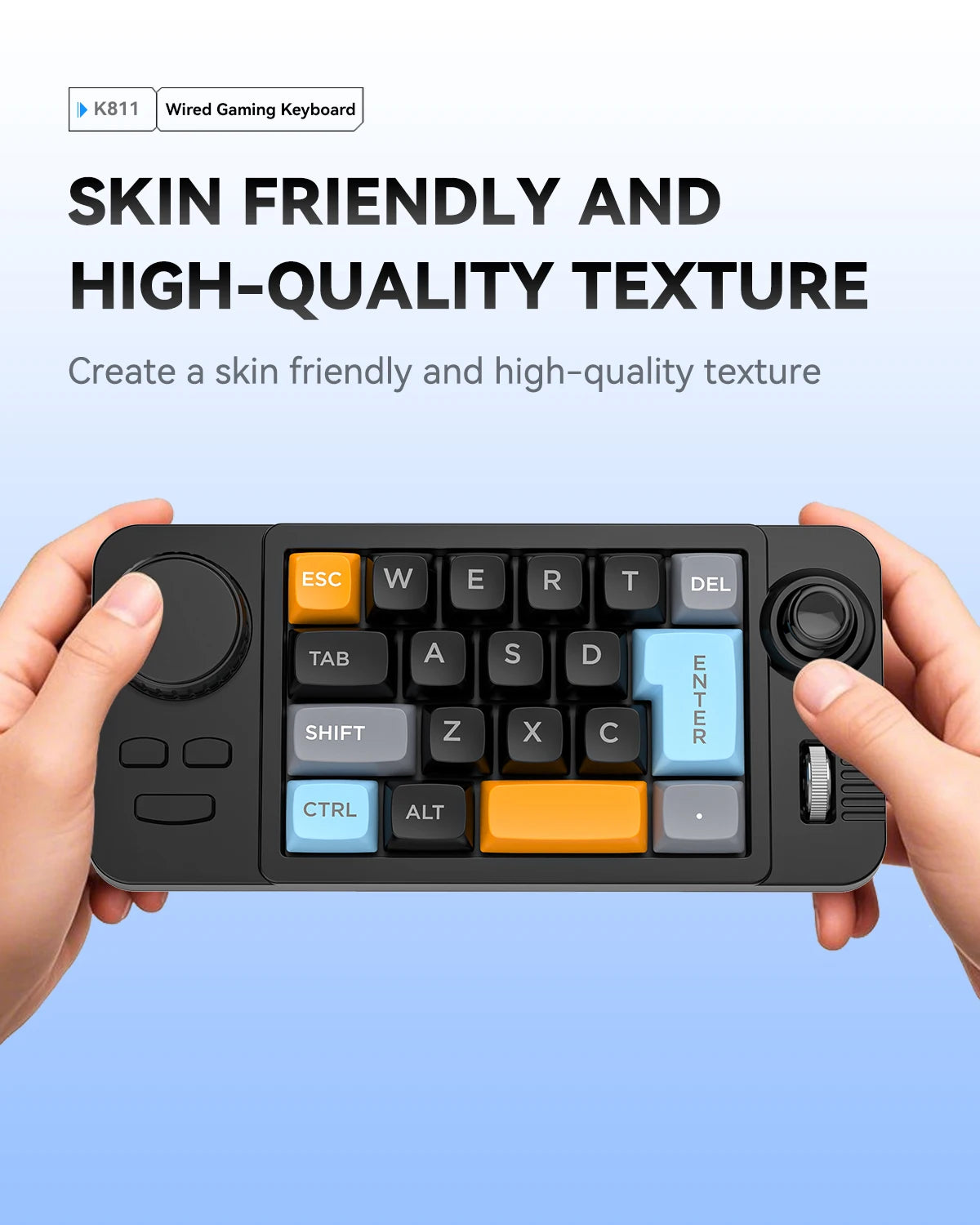 Hot Swap Mechanical Keyboard With Volume Scroll Keypad
