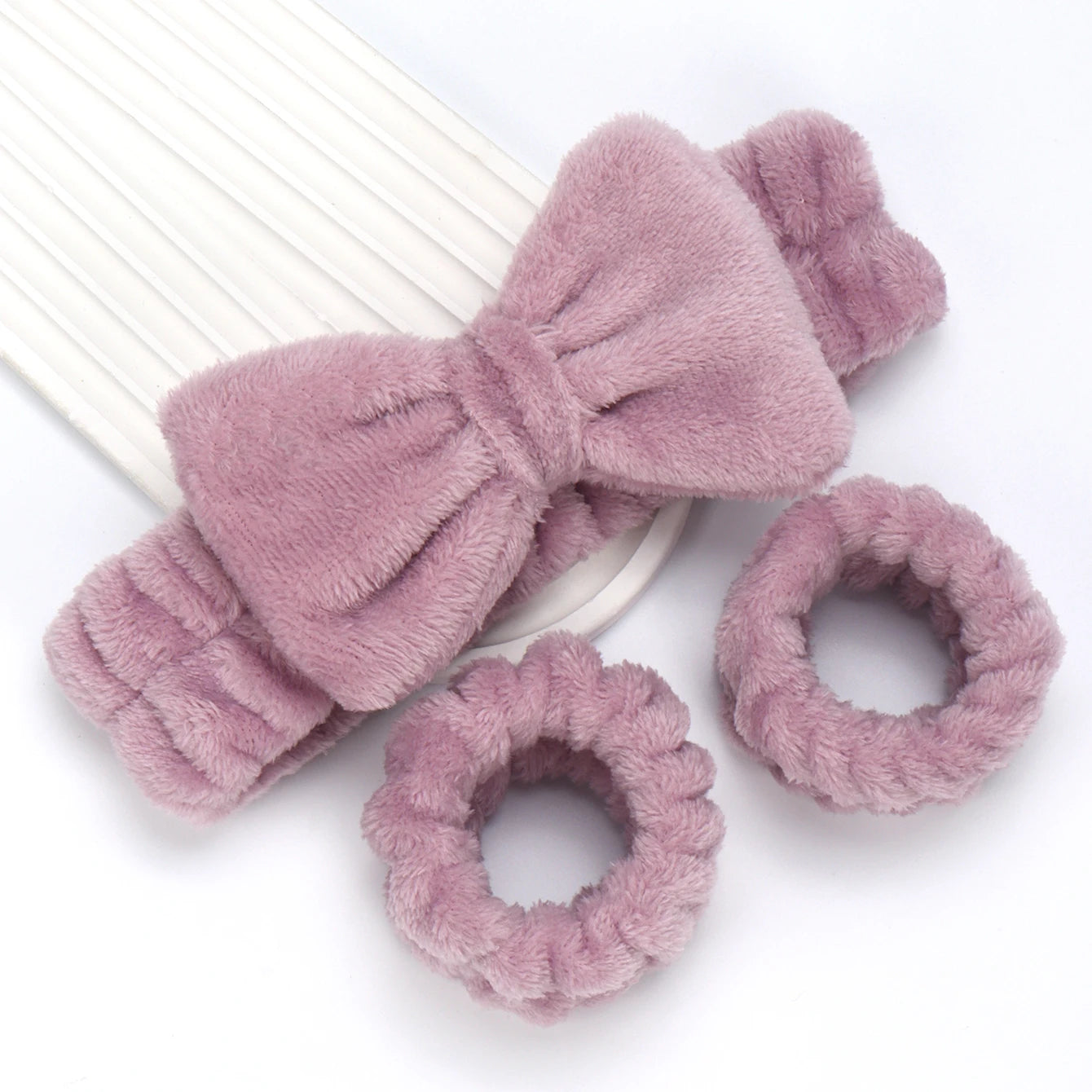 3 Piece Spa Headband Set for Makeup and Face Washing - Smarsty