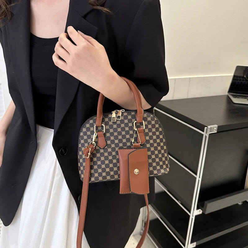 Lux Plaid Crossbody Bag For Women With Compact Mini Purse - Smarsty