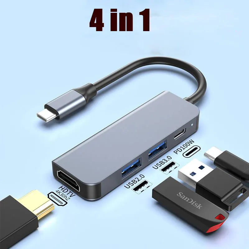 USB C Hub With 4K HDMI PD Fast Charging DockingStation