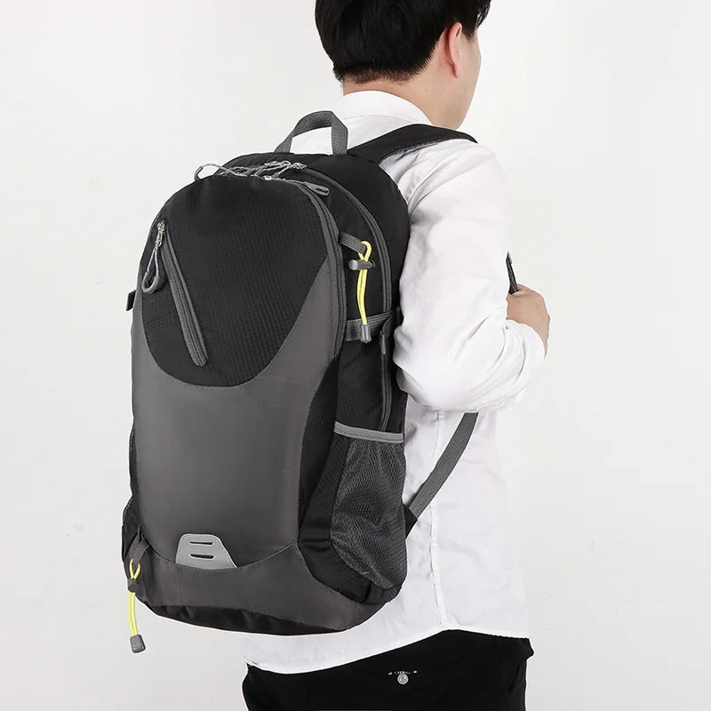 Classic 40L Outdoor Backpack Men Women High Quality Waterproof Travel Backpack Bag for Men Causal Patchwork Sport Backpack Women - Smarsty