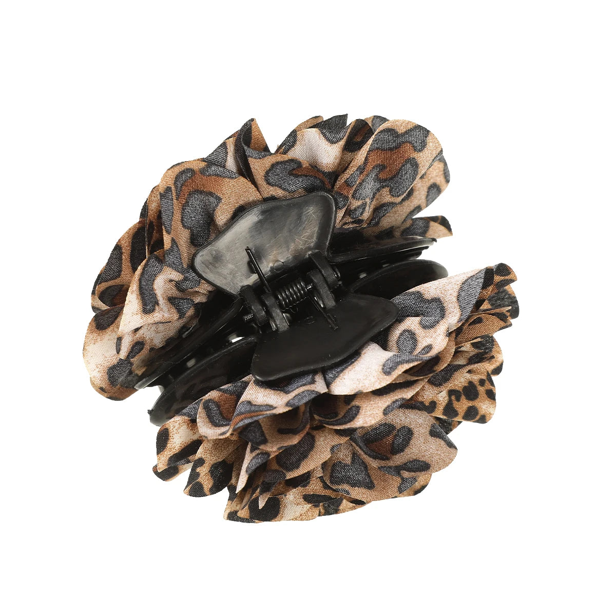 Leopard Print Hair Claw For Women Secure Vintage Hold - Smarsty