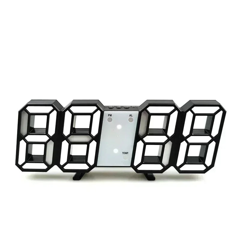 Digital Wall Clock with Alarm for Modern Home Decor - Smarsty