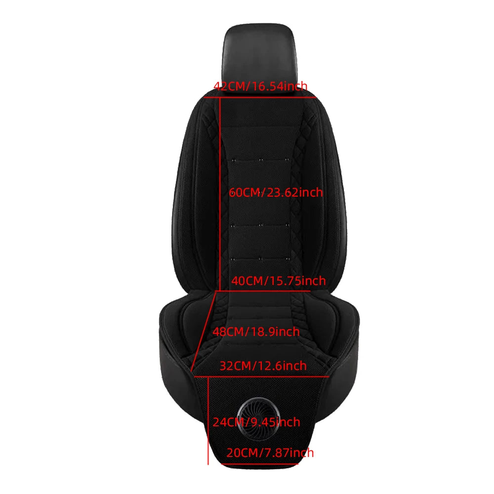 Car Seat Cooling Cushion With USB Powered Fan Three Speed - Smarsty