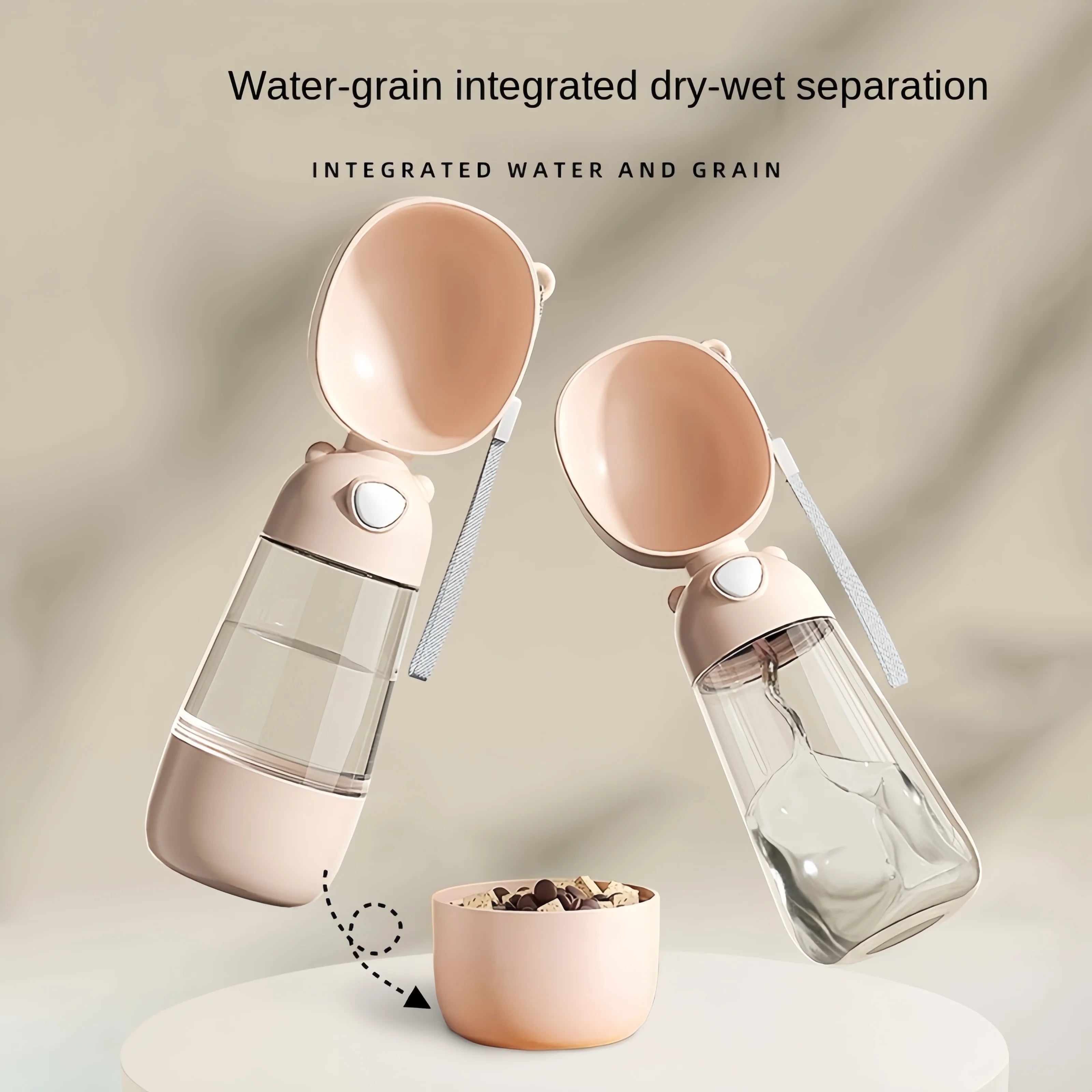 Portable Dog Water Bowl With Food Dispenser - Smarsty