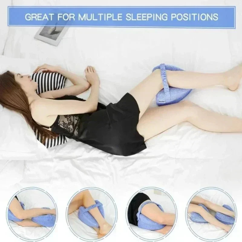 Memory Foam Leg Pillow for Pregnancy and Sciatica Relief - Smarsty