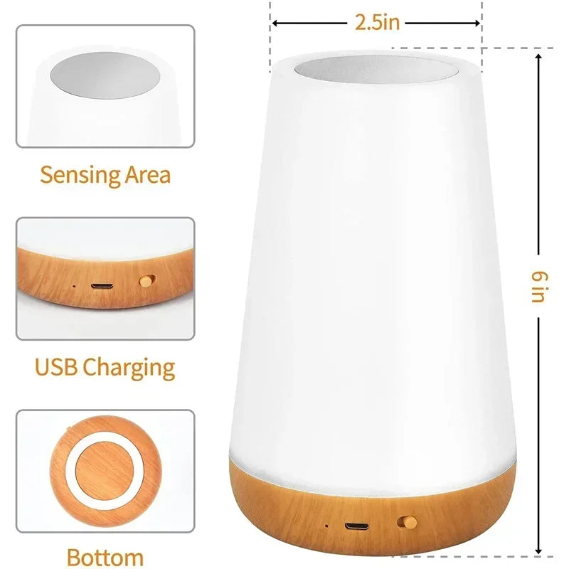 Color Changing Dimmable Night Light with Remote Control - Smarsty