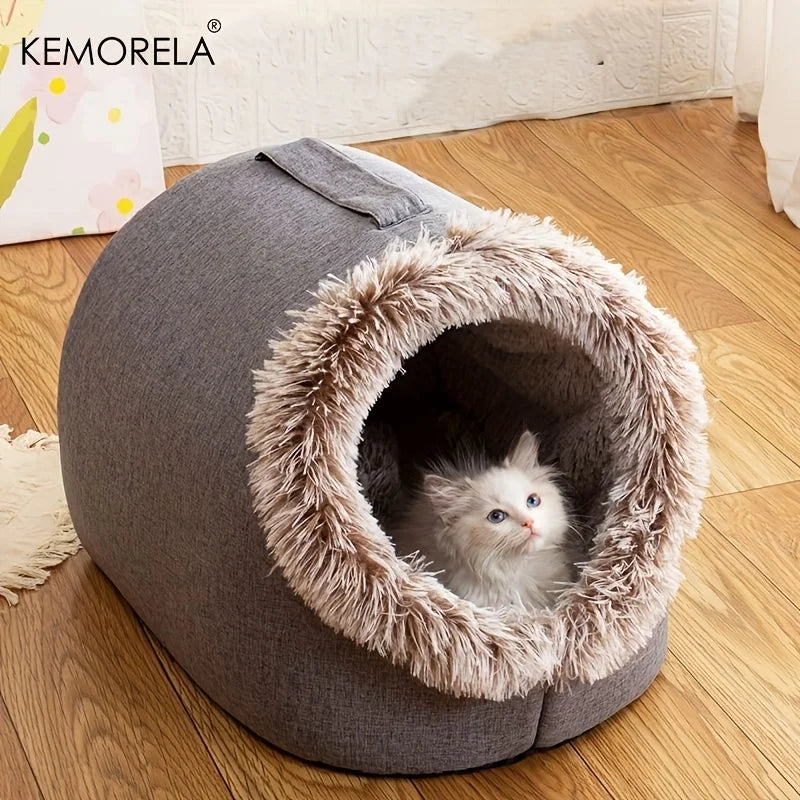 KEMORELA Portable Cat Bed With Warm Thick Design - Smarsty