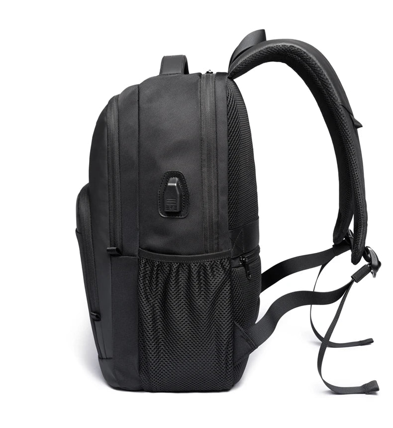 BANGE Sling Travel Laptop Backpack Fits 15.6 Inch Laptop for Men and Women Waterproof with Side Mesh Pocket USB Charging Port - Smarsty